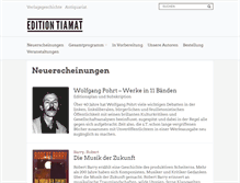 Tablet Screenshot of edition-tiamat.de